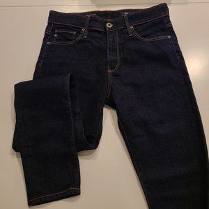 AG Farrah Skinny Ankle Jeans Resin Wash 26R